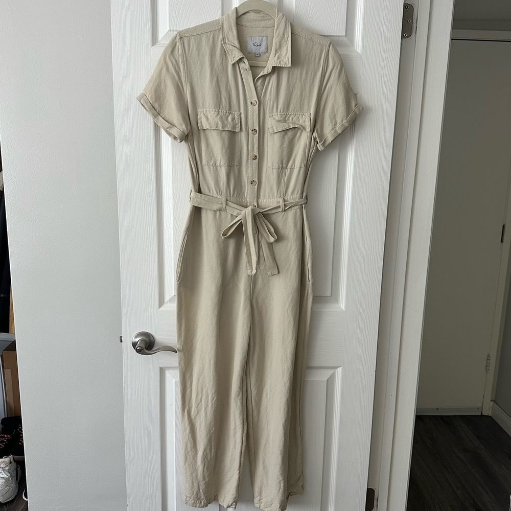 Rails Linen Blend Jumpsuit